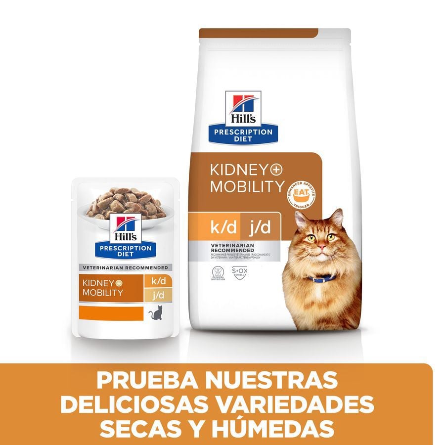 3 kg Hill's Prescription Diet Kidney k/d + Mobility j/d Pollo pienso para gatos, , large Imagen numero 5